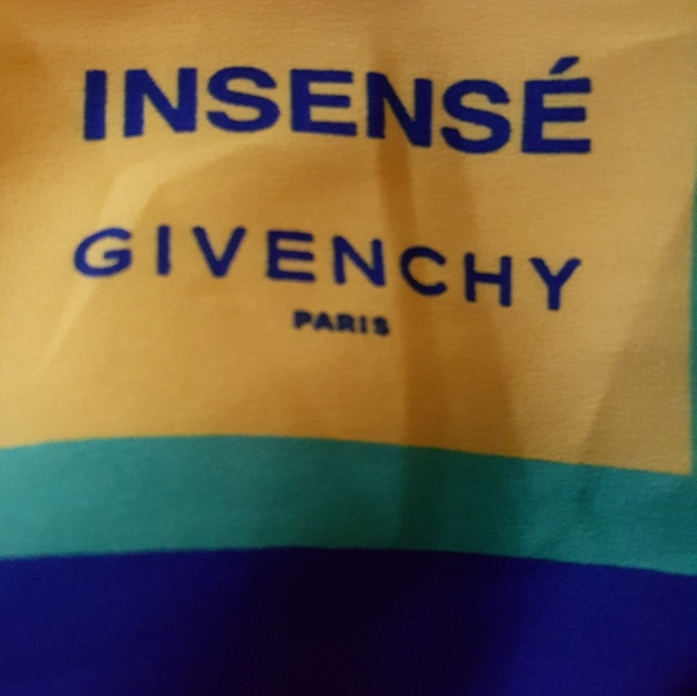 Givenchy Insense' 100% Silk Vibrant Yellow 34"